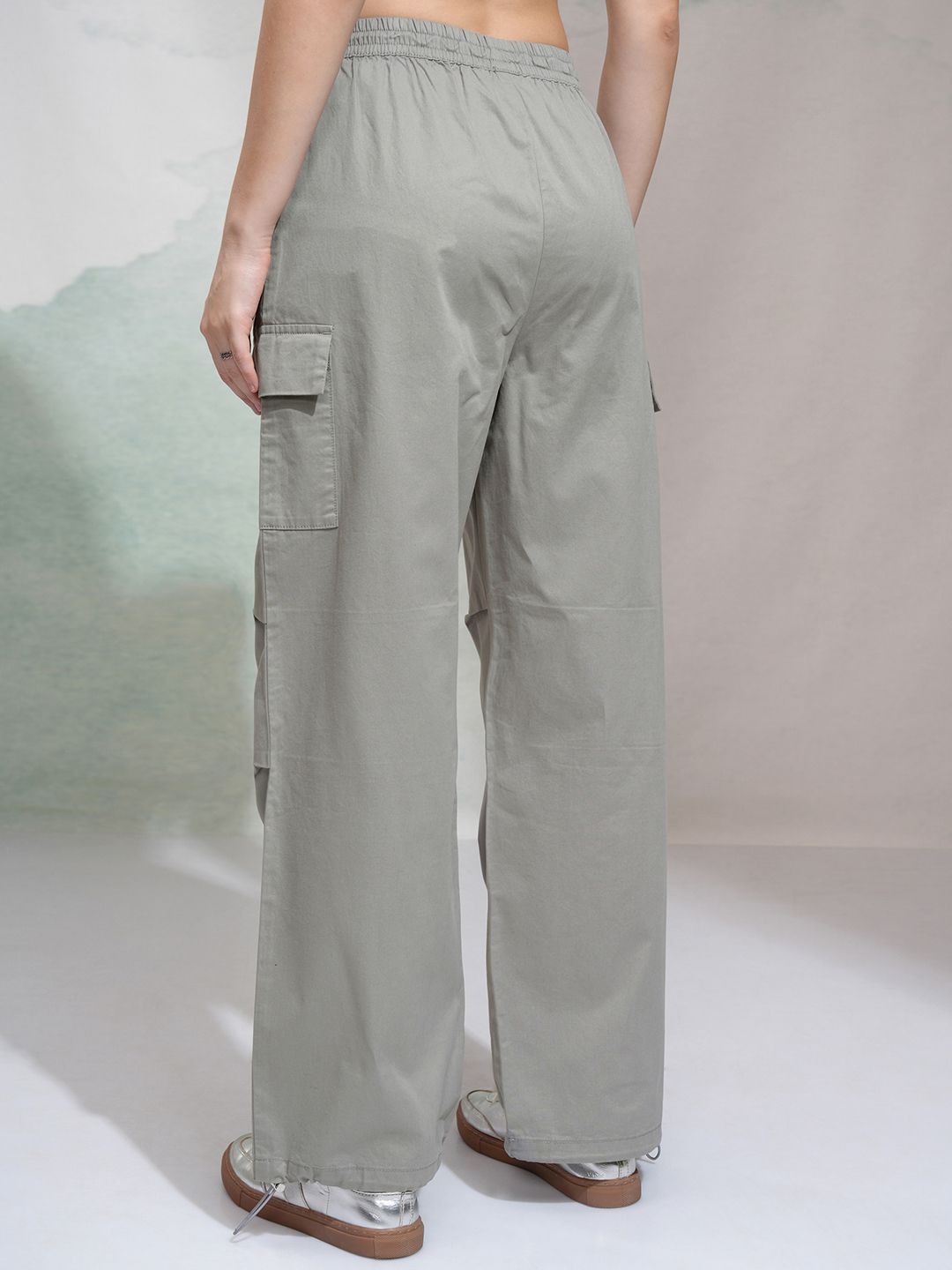 Street By Tokyo Talkies Women Mid Rise Straight Fit Trouser