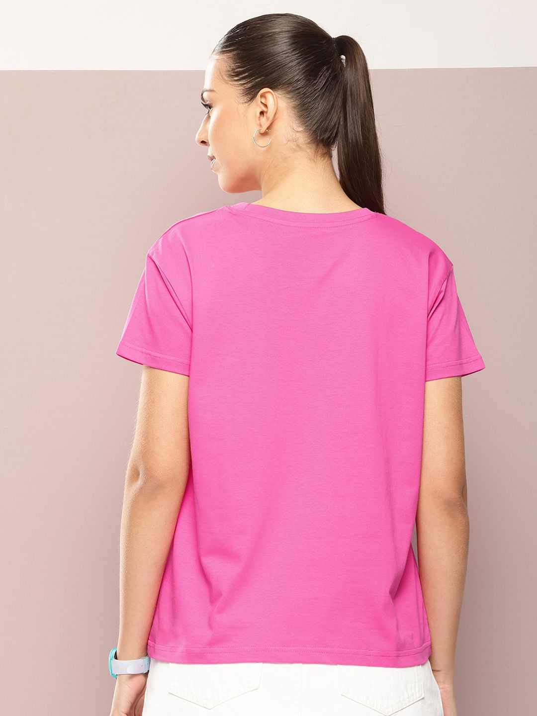 DILLINGER Typography Printed Drop-Shoulder Sleeves Pure Cotton Boxy T-shirt