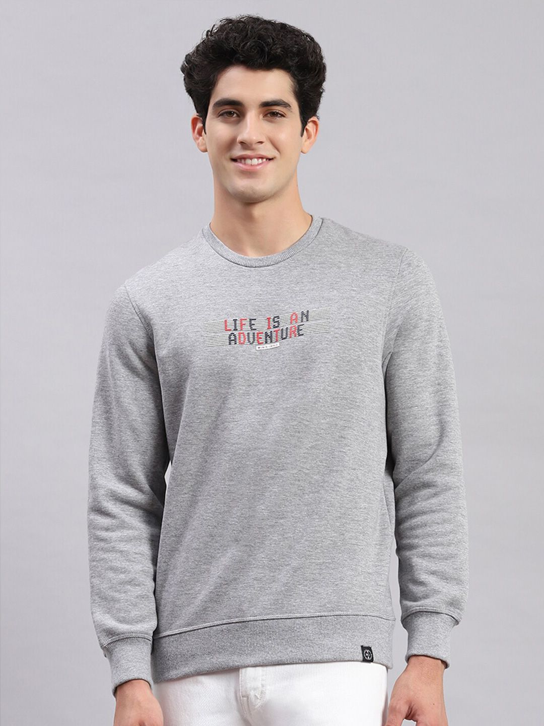 Monte Carlo Typography Printed Sweatshirt