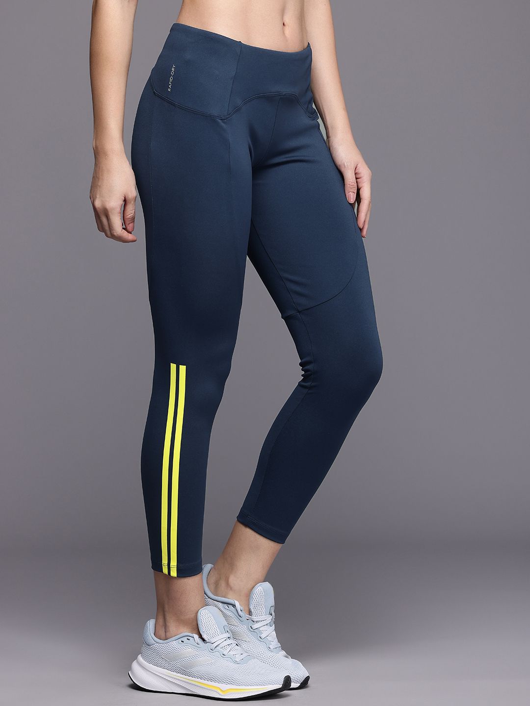 HRX by Hrithik Roshan Women Rapid Dry High Rise Slim Fit Cropped Training Tights