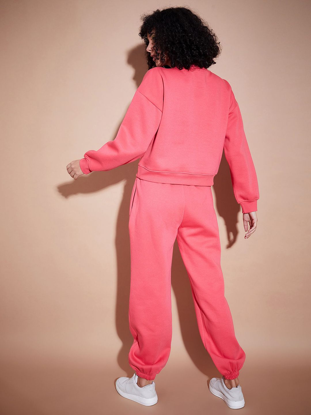 SASSAFRAS BASICS Fleece Oversized Sweatshirt With Joggers