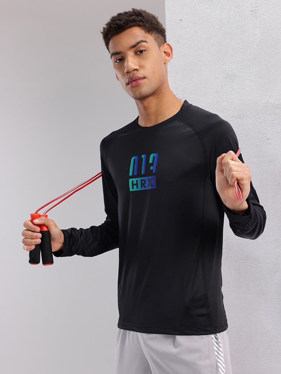 HRX by Hrithik Roshan Rapid Dry Printed Training T-Shirt