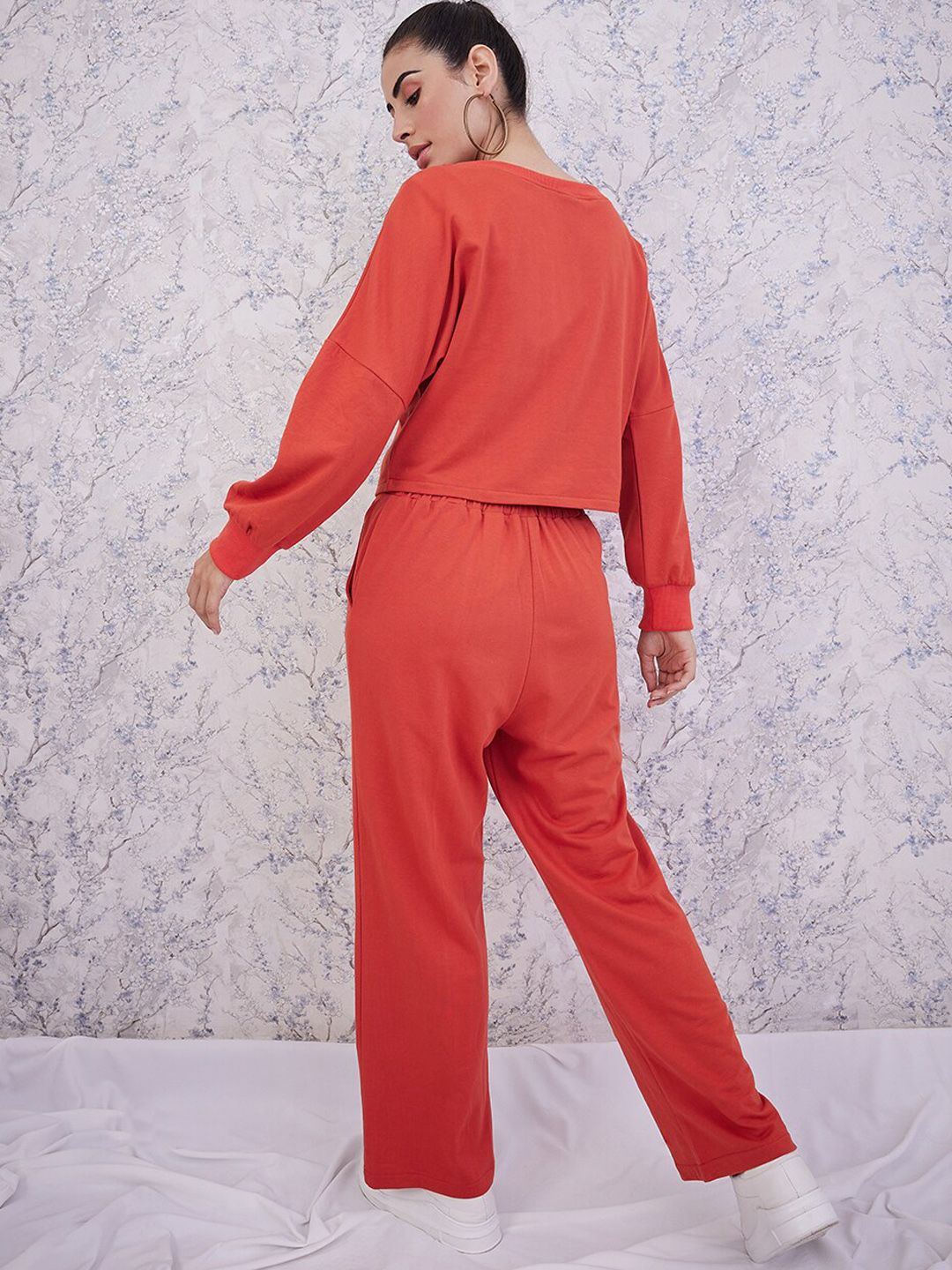Athena Graphic Printed Sweatshirt With Straight Trousers Co-Ords