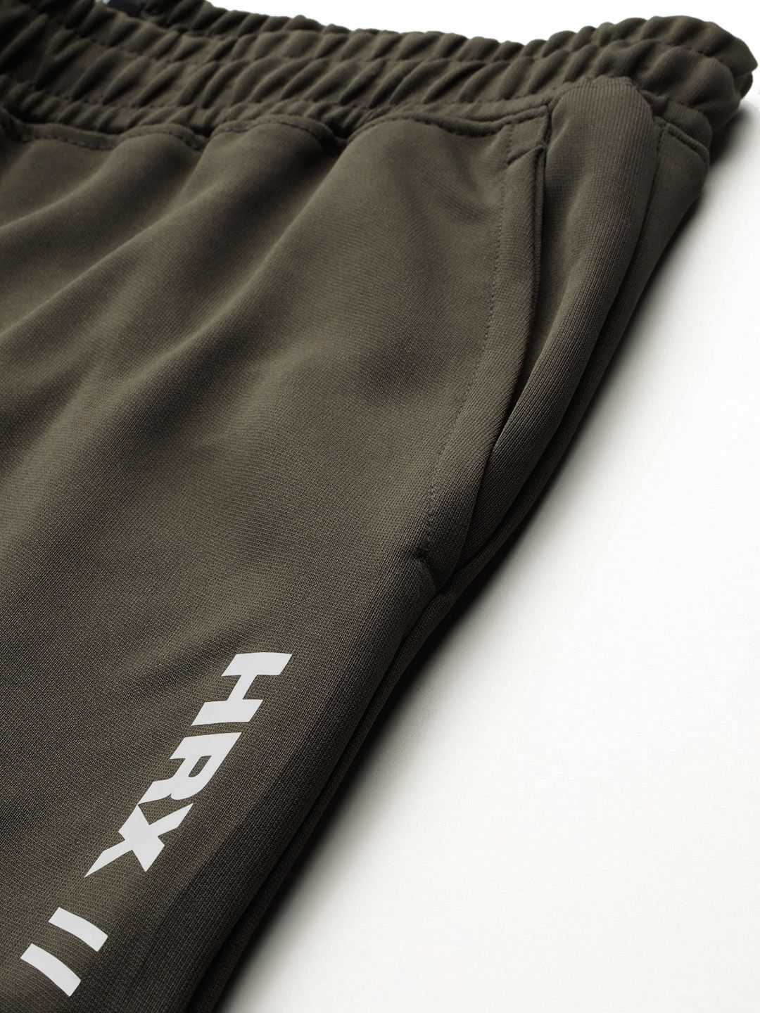 HRX by Hrithik Roshan Men Brand Logo Printed Detail MidRise Rapid-Dry Training Track Pants