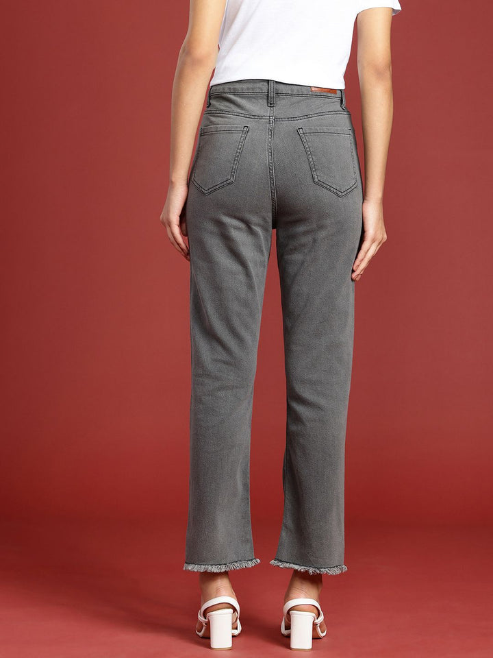 all about you Women Straight Fit High-Rise Stretchable Jeans