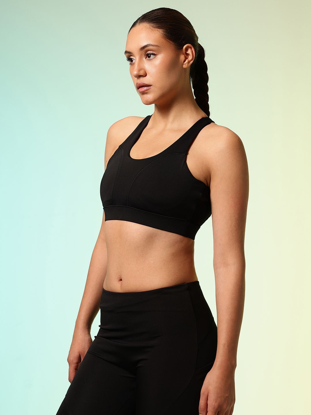 HRX by Hrithik Roshan Active Goddess Rapid-Dry Padded Training Bra HR_SS25_W_BA_KT125_03_A