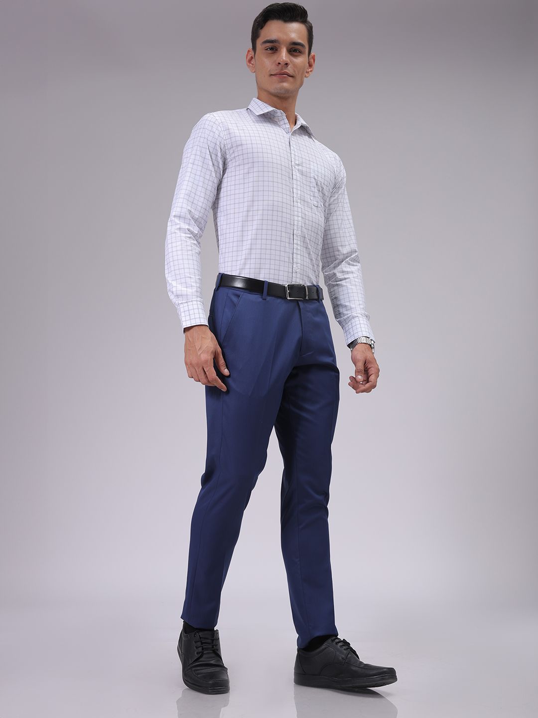 The Indian Garage Co. X Luxe Men Slim Fit Formal Trousers