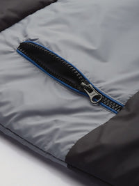 The Indian Garage Co Men Colourblock Slim Fit Bomber Jacket