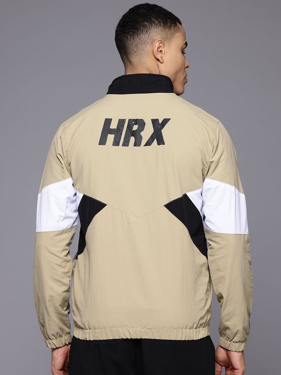 HRX by Hrithik Roshan Colourblocked Tailored Jacket