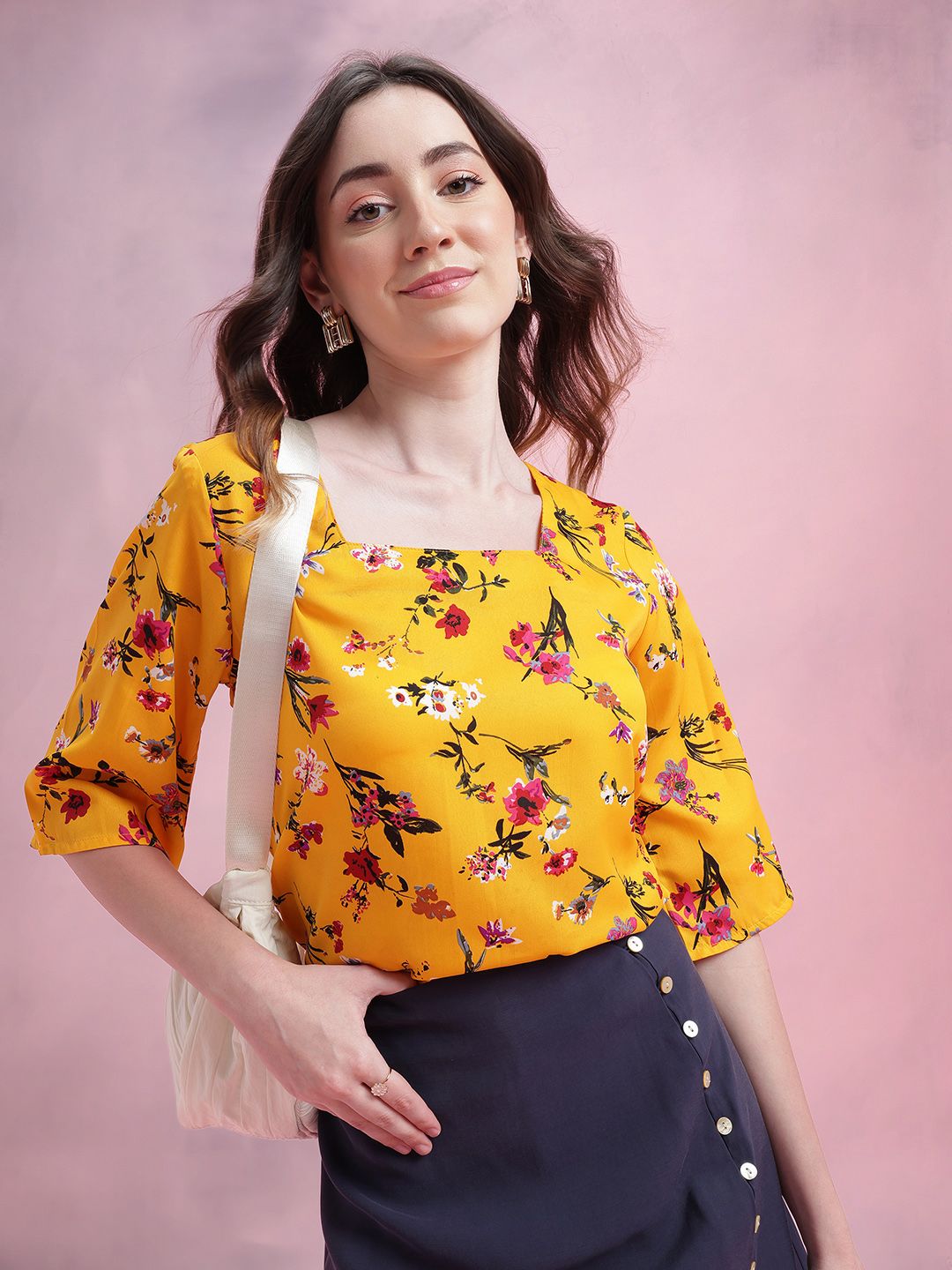 DressBerry Floral Print Top