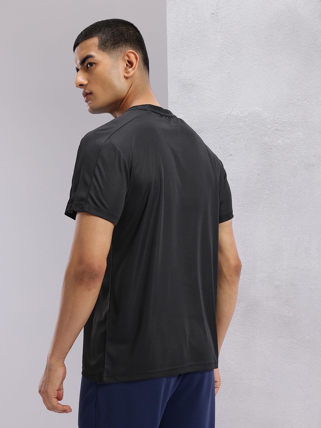 HRX by Hrithik Roshan Brand Logo Print Rapid-Dry Training T-shirt