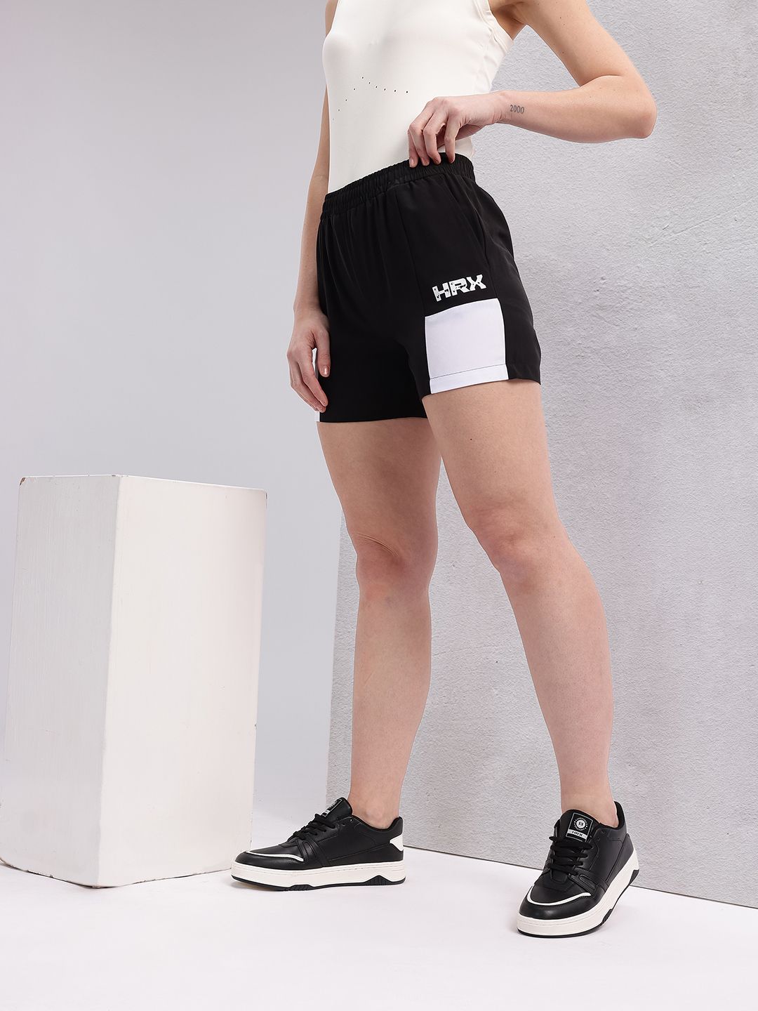 HRX by Hrithik Roshan Women Colourblocked Shorts