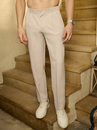DENNISON Korean Baggy Fit Double Pleated Trouser