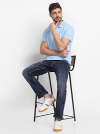 SPYKAR Conversational Printed Polo Collar Slim Fit Casual T-shirt