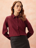 all about you Geometric Design Pure Cotton Casual Shirt