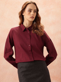 all about you Geometric Design Pure Cotton Casual Shirt