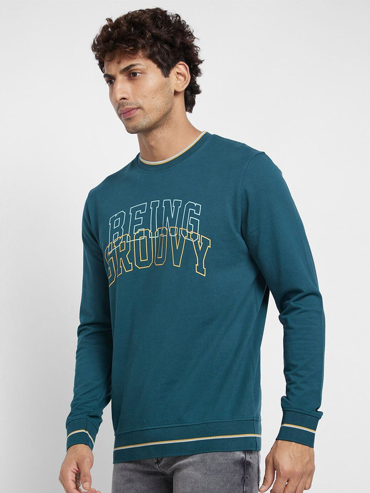 Being Human Typography Printed Pullover
