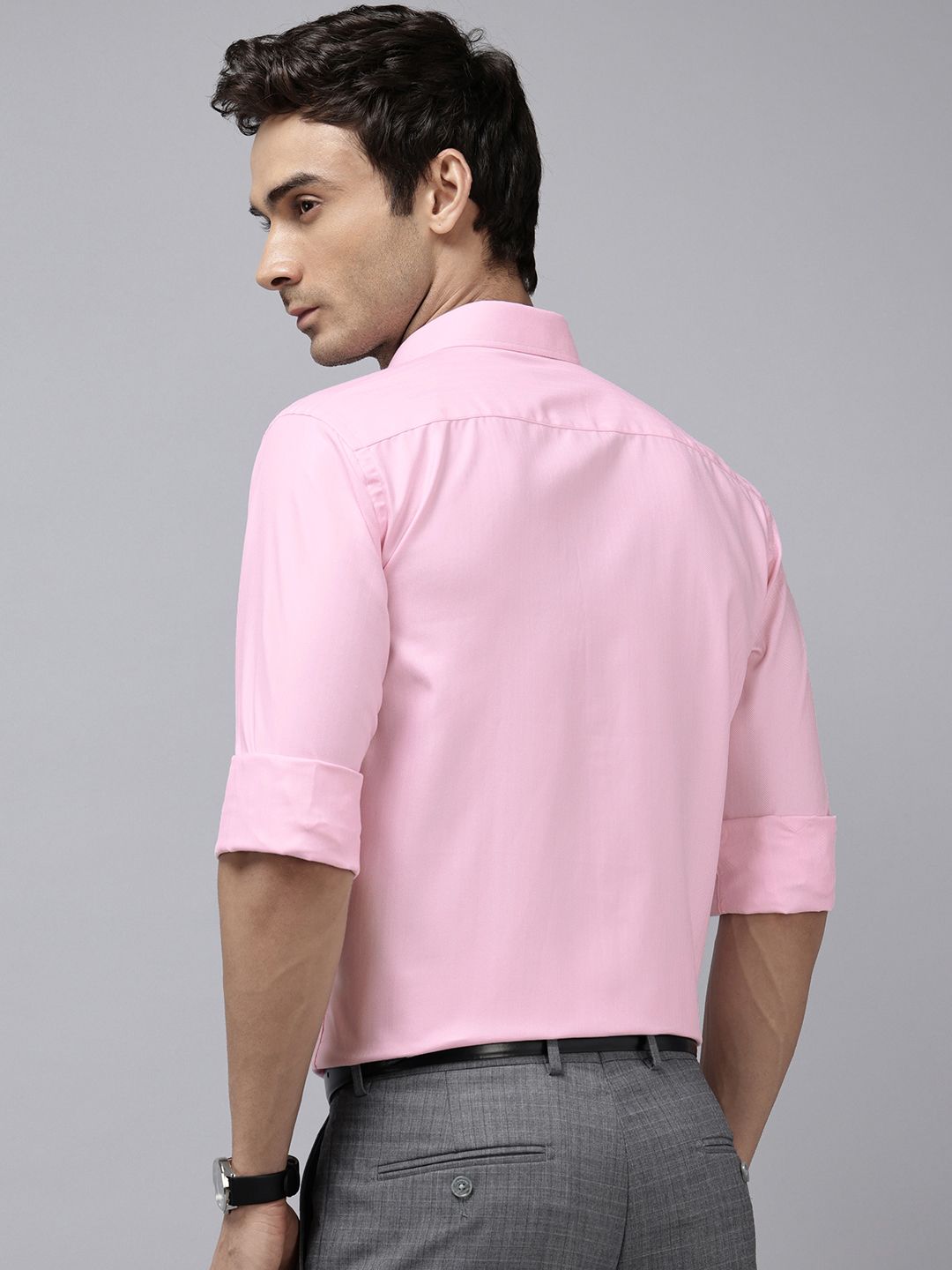 Park Avenue Slim Fit Textured Formal Shirt