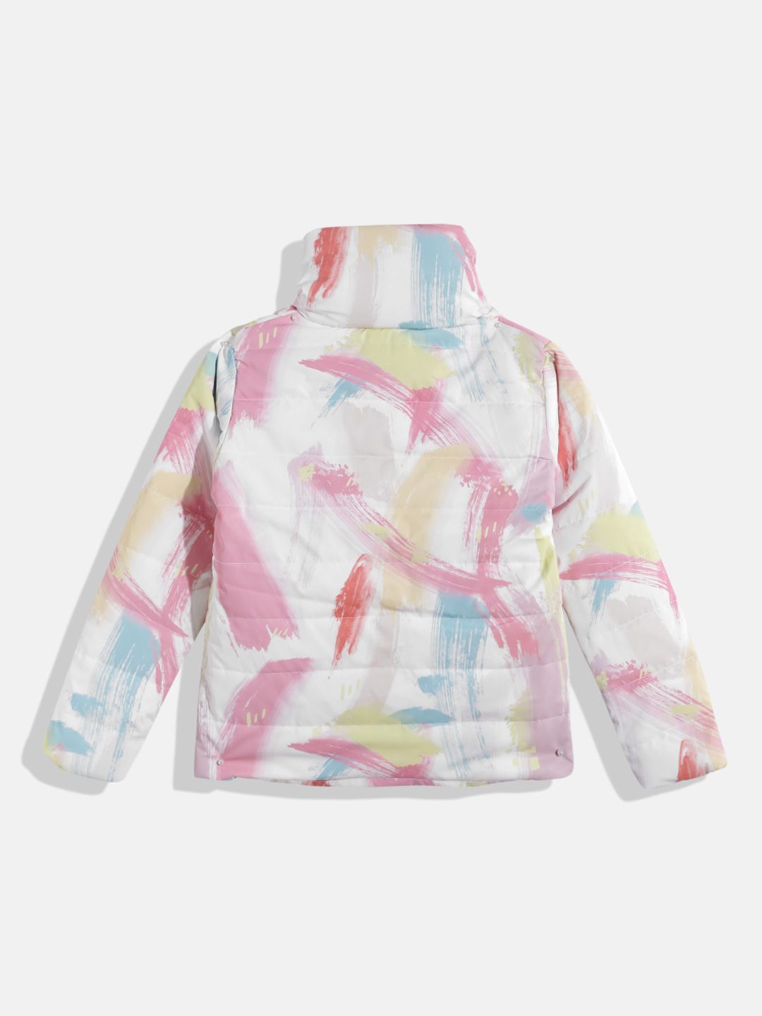Monte Carlo Kids Girls Abstract Printed Padded Jacket