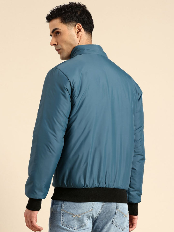 Being Human Striped Hooded Padded Jacket