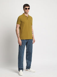 THE BEAR HOUSE Polo Collar Slim Fit Pure Cotton T-shirt