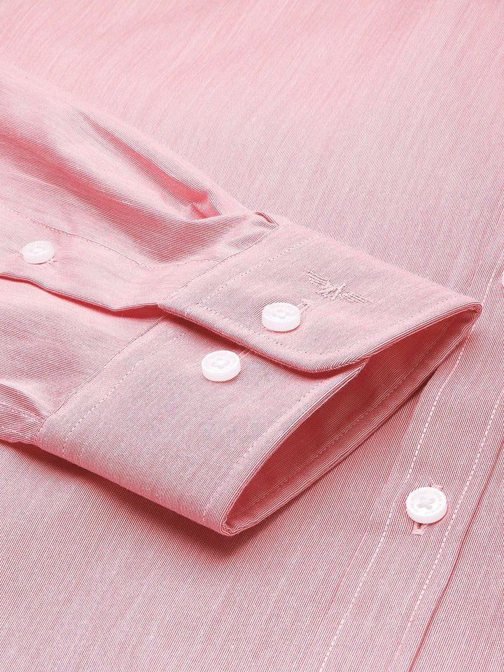 Park Avenue Self Design Slim Fit Formal Shirt