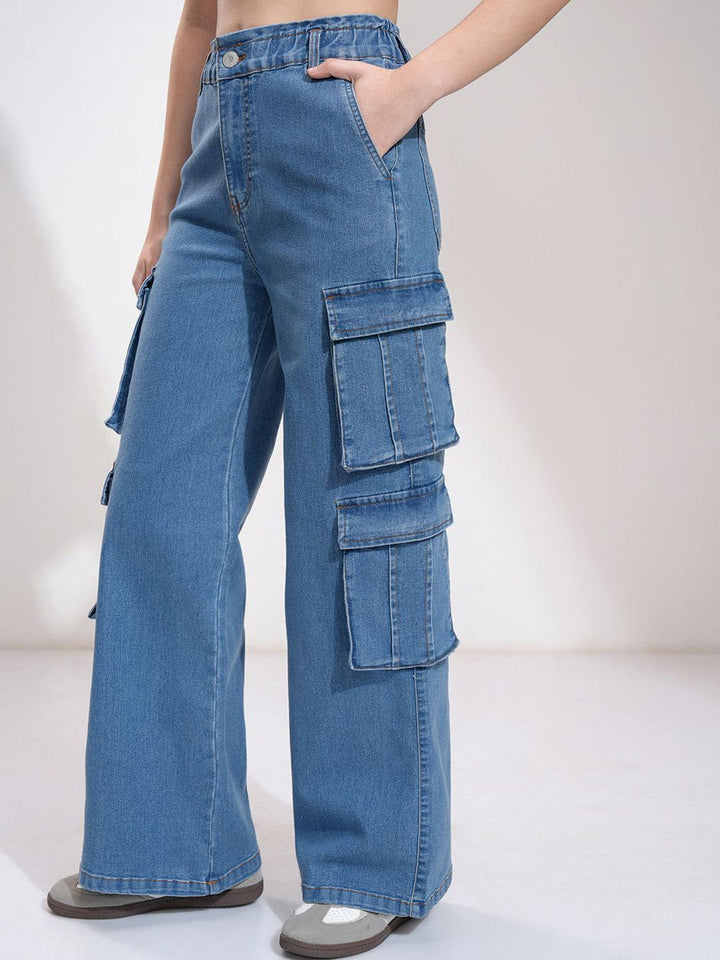 Street By Tokyo Talkies Women Straight Fit Stretchable Jeans