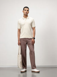 ether Polo Collar Organic Cotton T-shirt