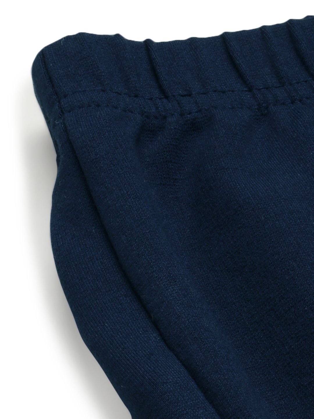 Global Desi Women Blue Solid Tapered Fit Cigarette Trousers