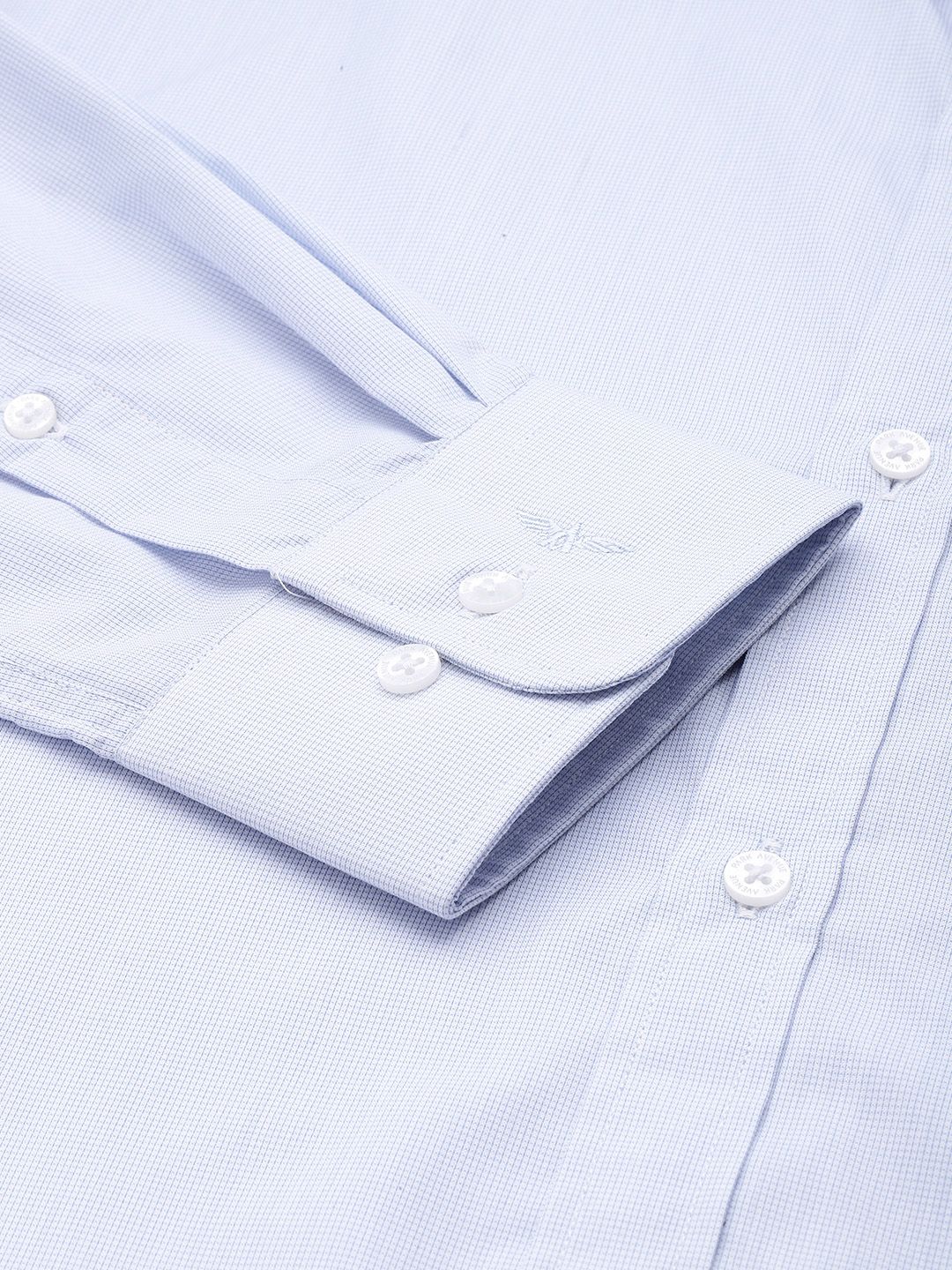 Park Avenue Slim Fit Micro Checked Formal Shirt