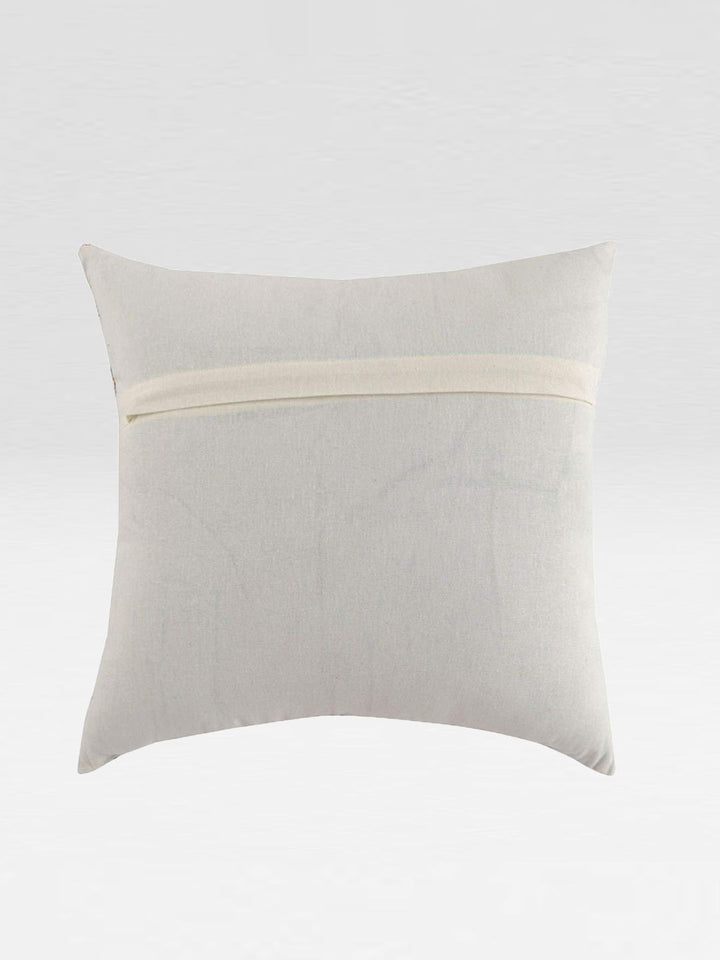 STITCHNEST Pack Of 2 Teal Abstract Printed Square Cushion Covers