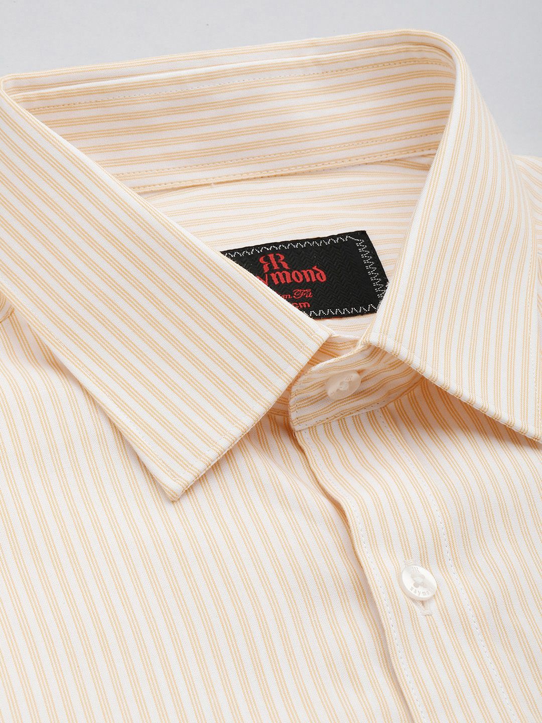 Raymond Slim Fit Striped Pure Cotton Formal Shirt