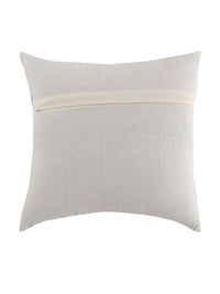 STITCHNEST Yellow & Grey Colourblocked Square Cushion Covers