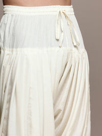 House of Pataudi Regular Jashn Kurta with Patiala & Dupatta