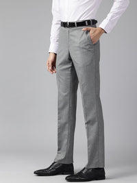 Park Avenue Men Checked Formal Trousers