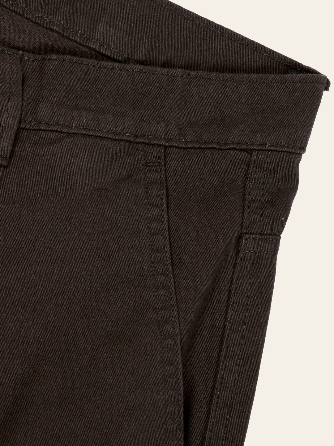 Thomas Scott Men Smart Straight Fit Mid-Rise Easy Wash Pure Cotton Chinos Trousers