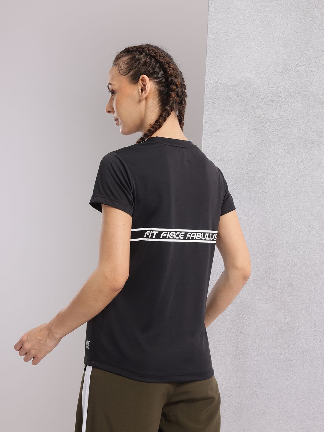 HRX by Hrithik Roshan Printed Rapid-Dry Training T-shirt