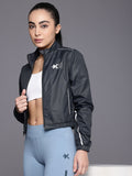 HRX by Hrithik Roshan Rapid Dry Antimicrobial Crop Bomber Jacket