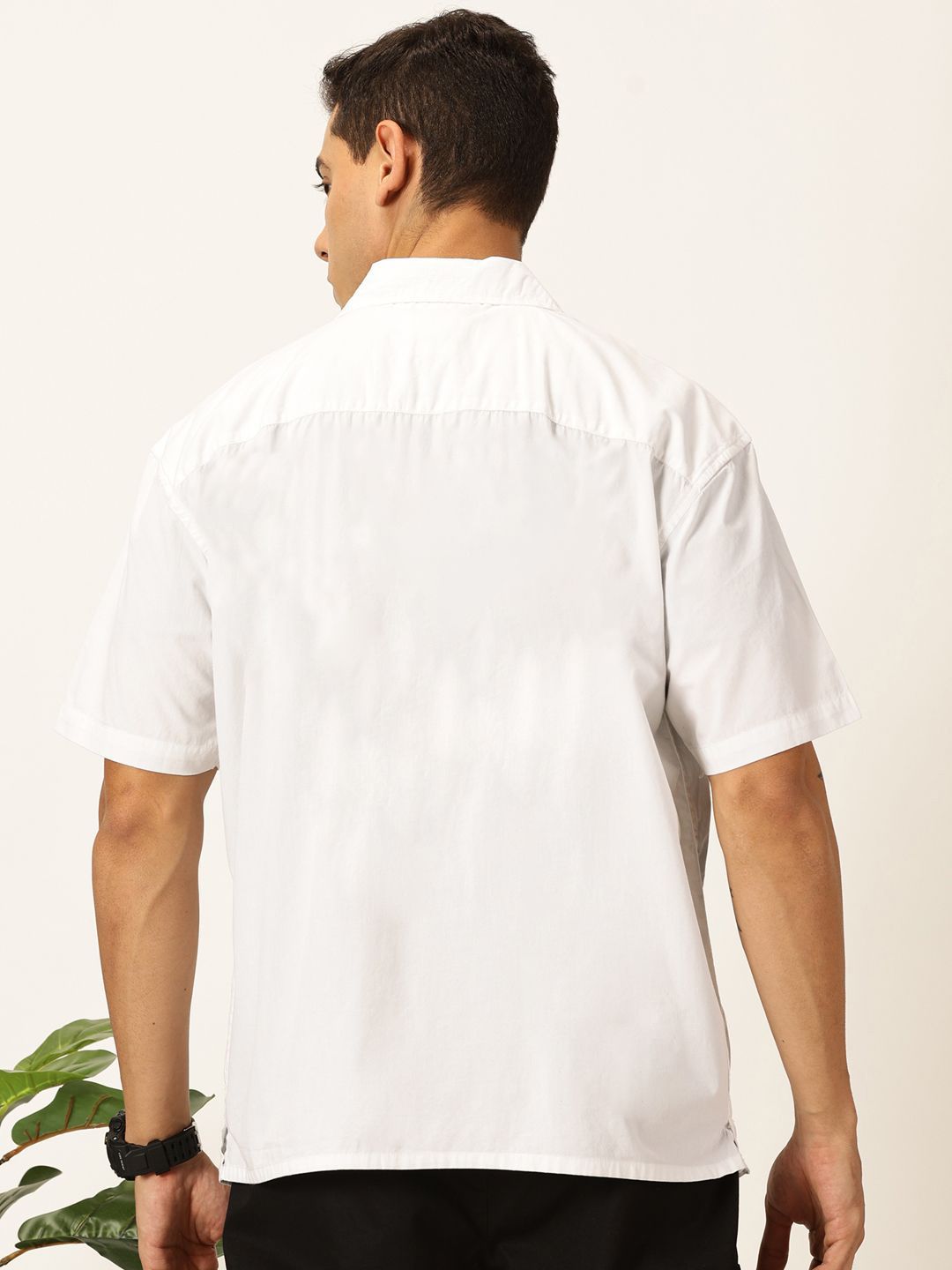 Thomas Scott Men Premium Boxy Pure Cotton Casual Shirt