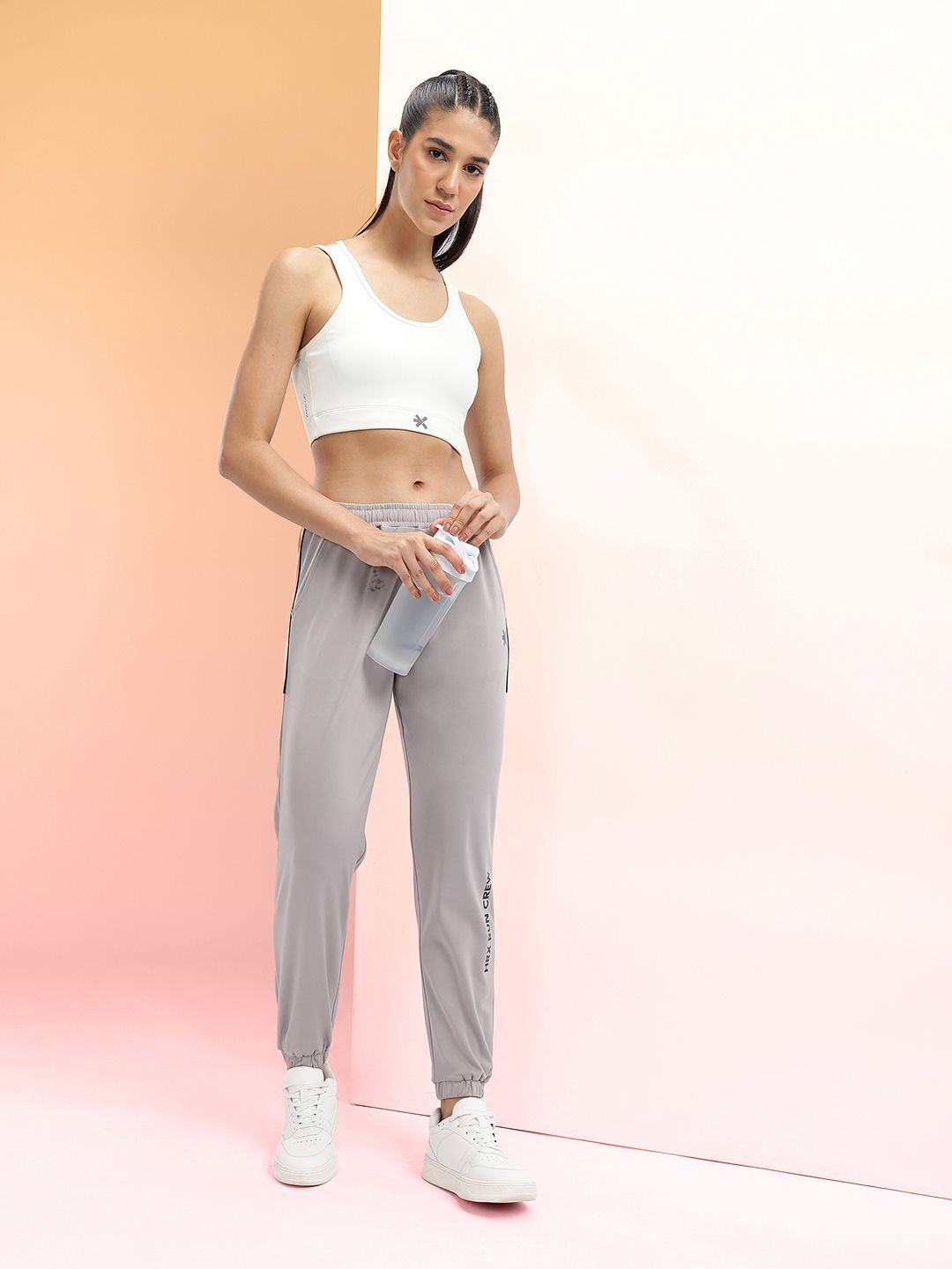 HRX by Hrithik Roshan Women Mid-Rise Rapid-Dry Running Joggers