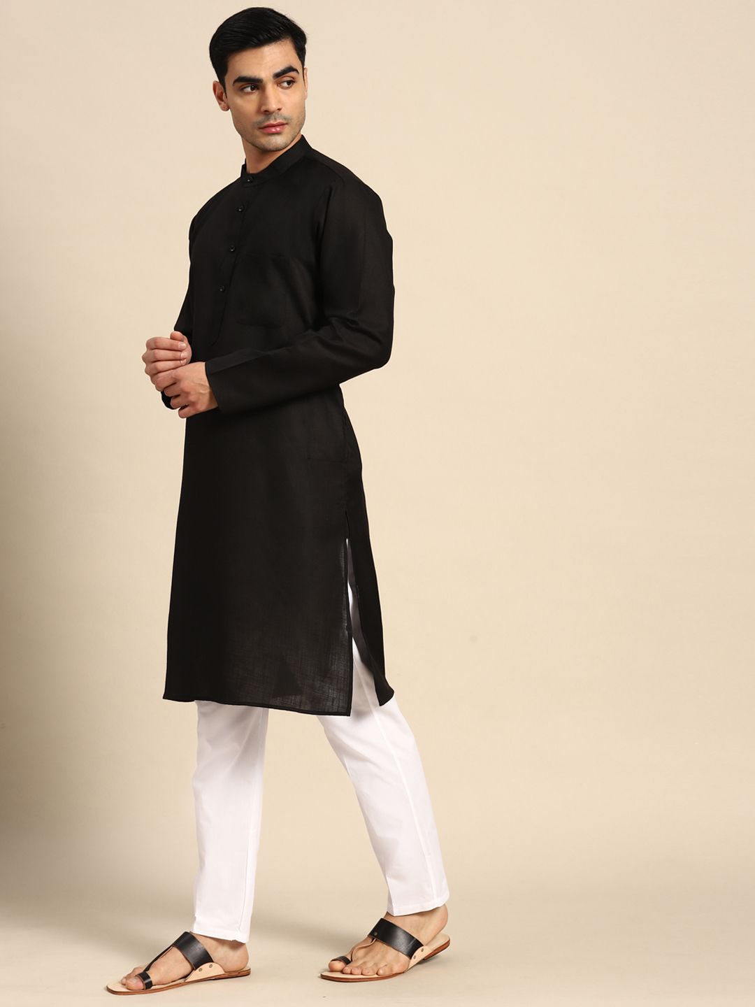 Anouk Men Pure Cotton Kurta With Pyjamas