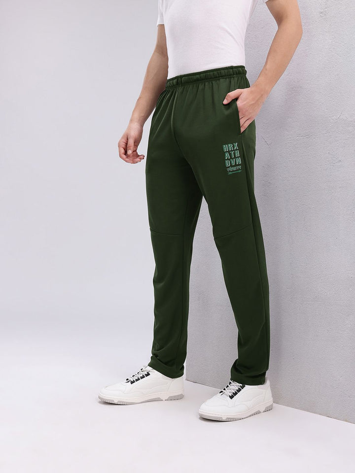 HRX by Hrithik Roshan Men Mid-Rise Regular Fit Lifestyle Track Pants