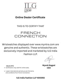 French Connection Women Dial & Stainless Steel Straps Analogue Watch FCH12GM