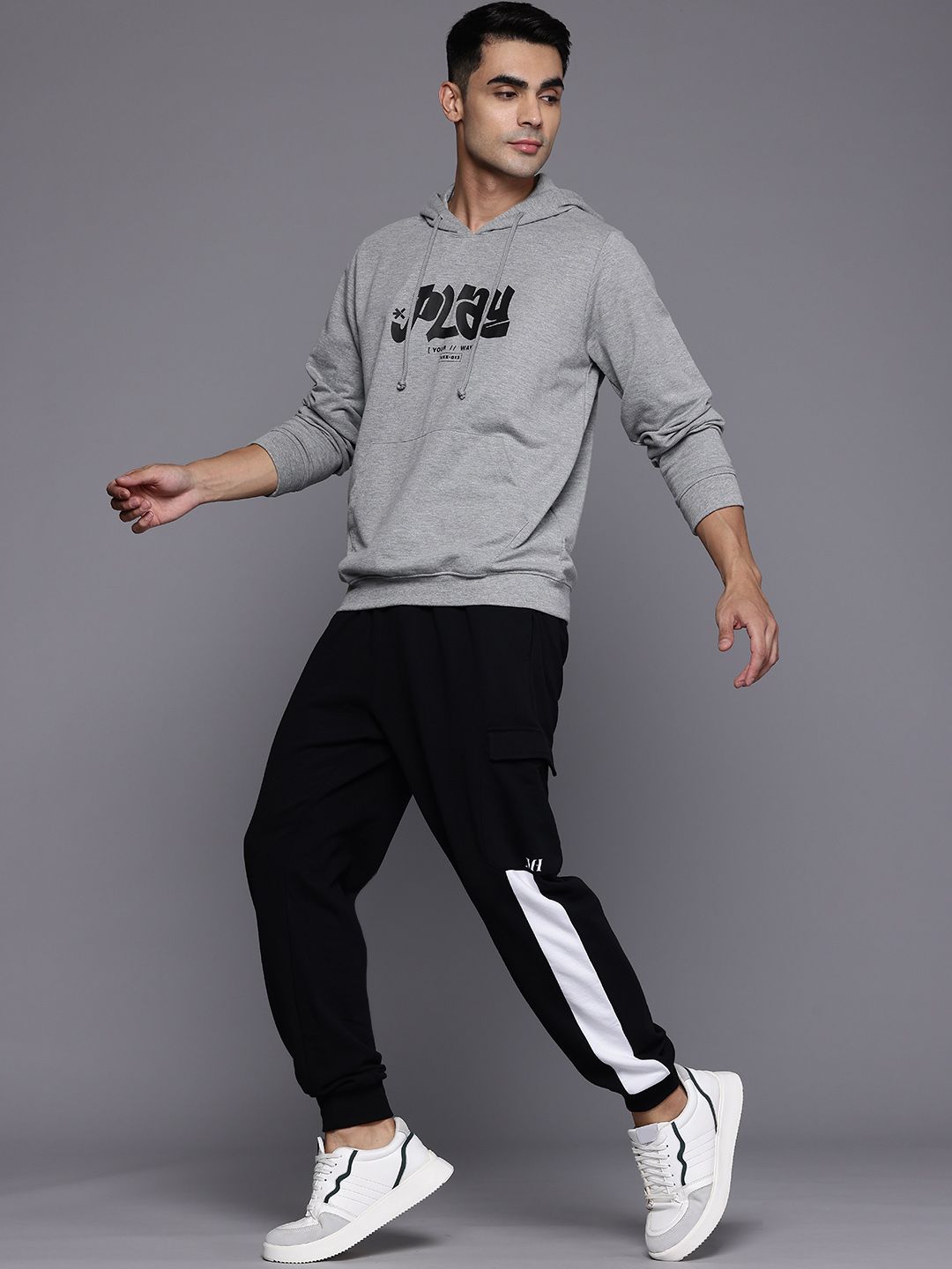 HRX by Hrithik Roshan Printed Hooded Sweatshirt
