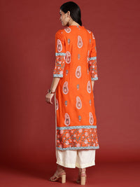 Anouk Paisley Print Gotta Patti Kurta