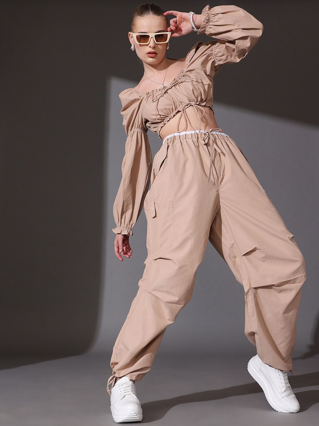 STREET 9 Women Cotton Loose Fit Trousers