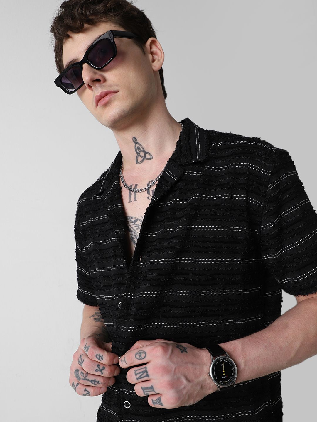VASTRADO Men Classic Opaque Casual Shirt