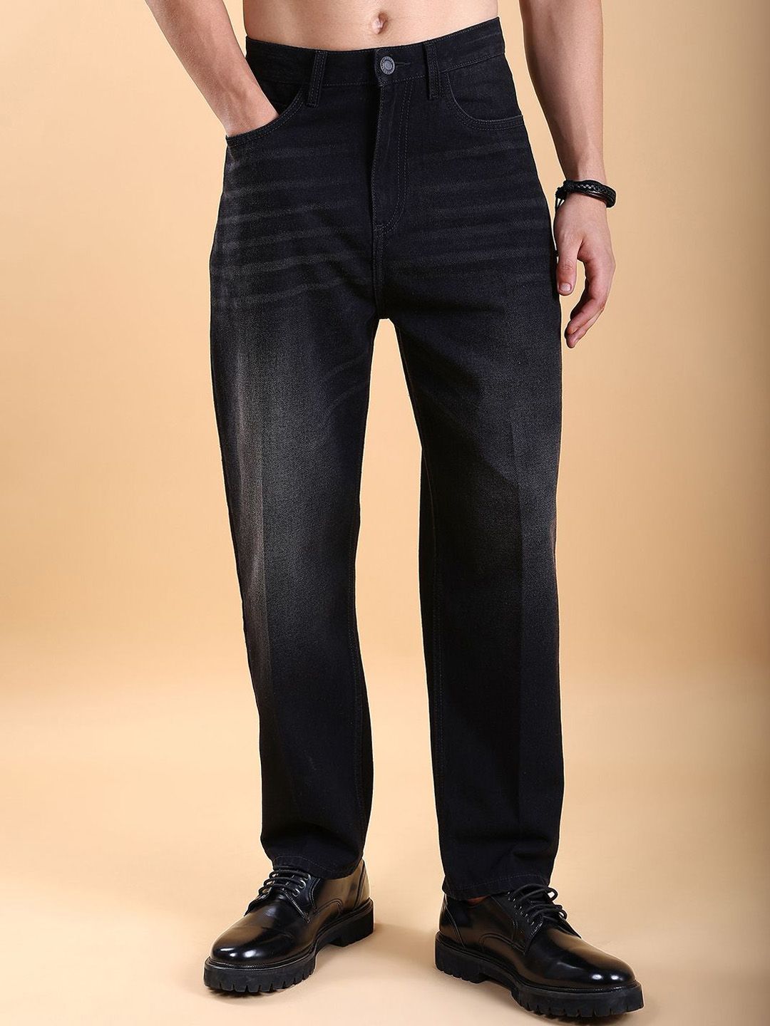 HIGHLANDER Men Straight Fit Light Fade Jeans