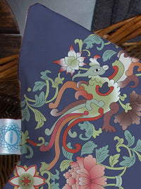 STITCHNEST Green & Blue Set of 2 Ethnic Motifs Rectangle Cushion Covers