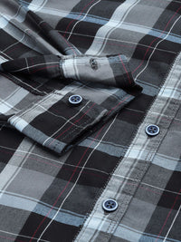 The Indian Garage Co Men Tartan Checked Casual Shirt